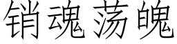 销魂荡魄 (仿宋矢量字库)