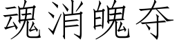 魂消魄夺 (仿宋矢量字库)