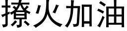 撩火加油 (黑體矢量字庫)