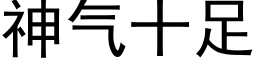 神气十足 (黑体矢量字库)