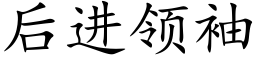 后进领袖 (楷体矢量字库)