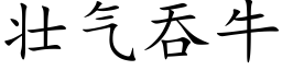 壯氣吞牛 (楷體矢量字庫)