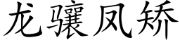 龍骧鳳矯 (楷體矢量字庫)